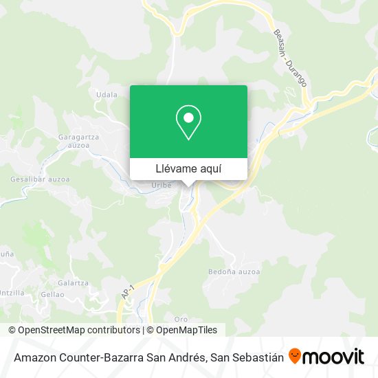 Mapa Amazon Counter-Bazarra San Andrés