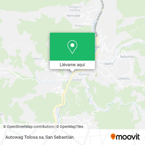 Mapa Autowag Tolosa sa