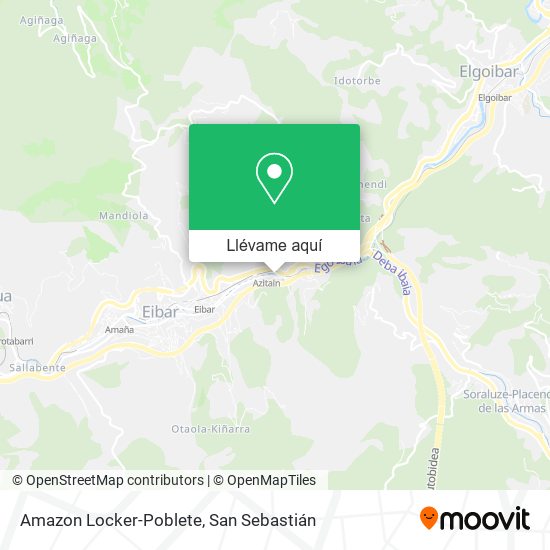 Mapa Amazon Locker-Poblete