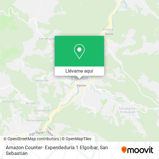 Mapa Amazon Counter- Expendeduría 1 Elgoibar
