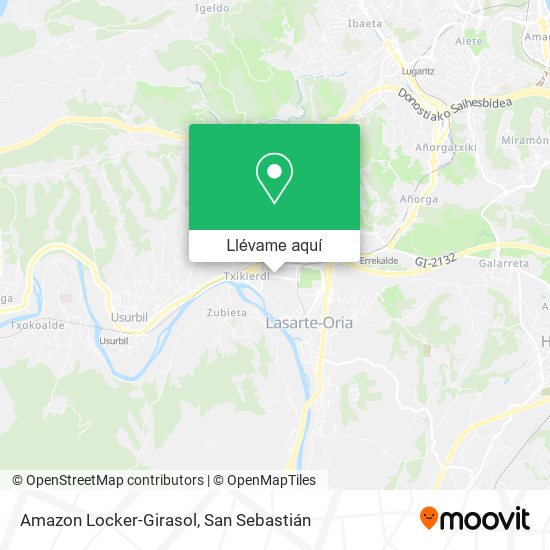 Mapa Amazon Locker-Girasol
