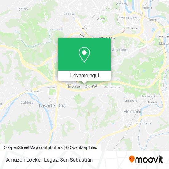 Mapa Amazon Locker-Legaz