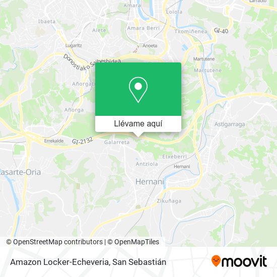 Mapa Amazon Locker-Echeveria