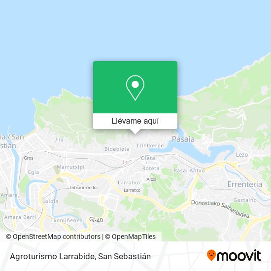 Mapa Agroturismo Larrabide