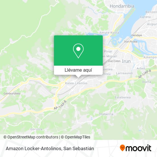 Mapa Amazon Locker-Antolinos