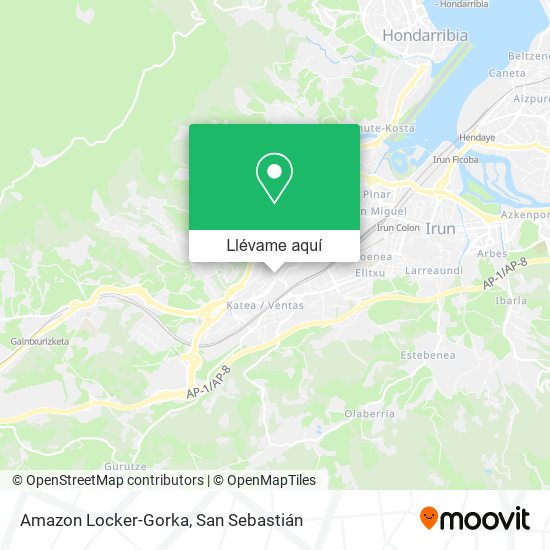 Mapa Amazon Locker-Gorka