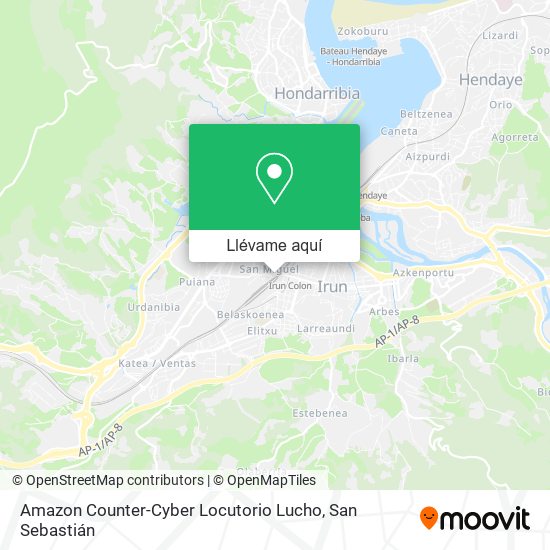 Mapa Amazon Counter-Cyber Locutorio Lucho