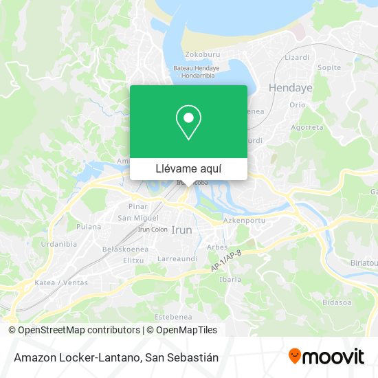 Mapa Amazon Locker-Lantano