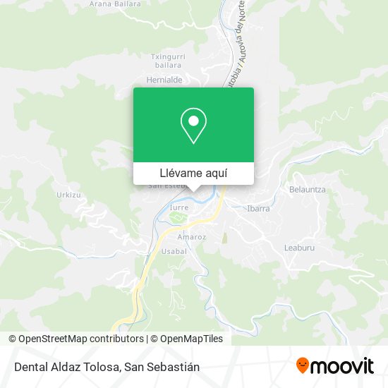 Mapa Dental Aldaz Tolosa