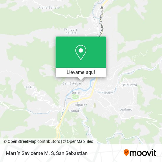 Mapa Martín Savicente M. S