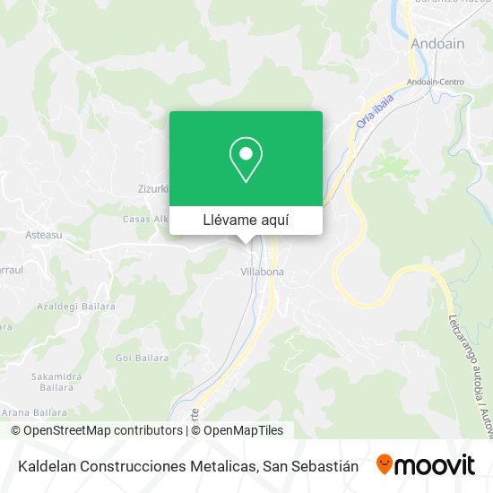 Mapa Kaldelan Construcciones Metalicas