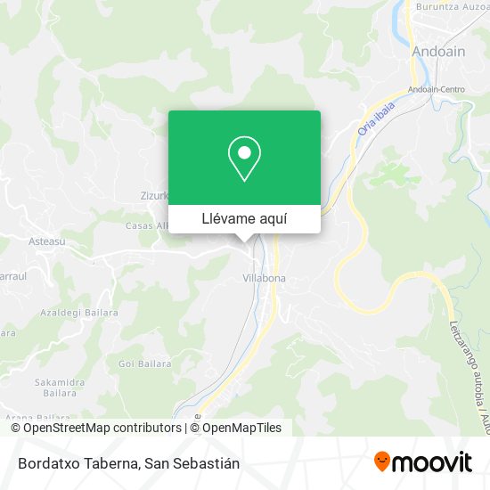 Mapa Bordatxo Taberna