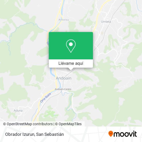 Mapa Obrador Izurun