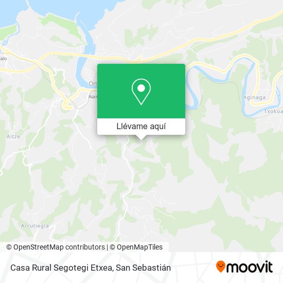 Mapa Casa Rural Segotegi Etxea