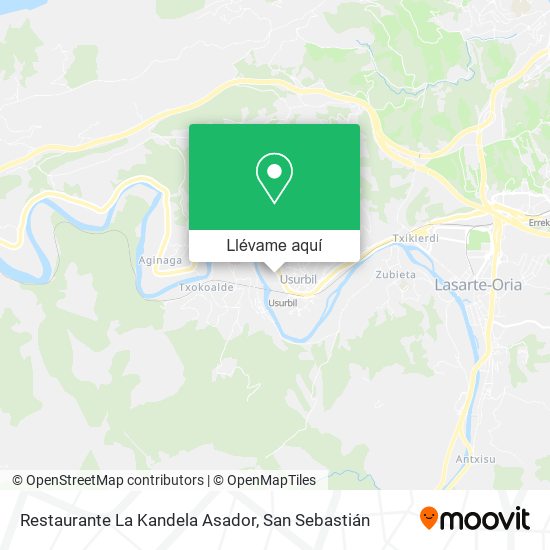 Mapa Restaurante La Kandela Asador