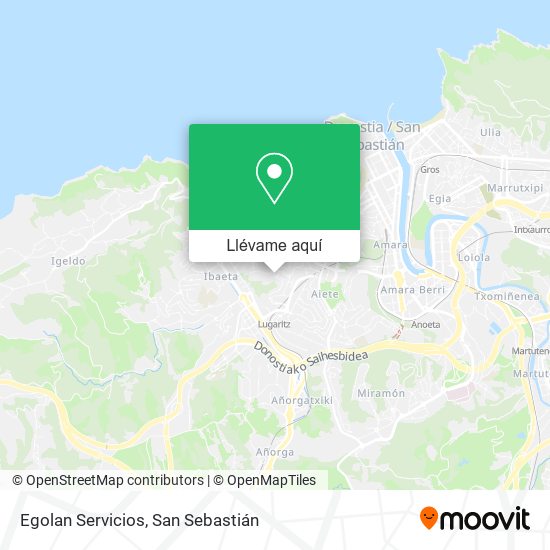 Mapa Egolan Servicios