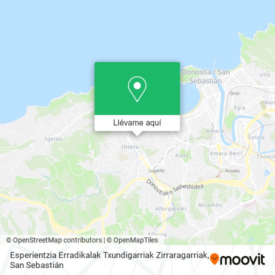 Mapa Esperientzia Erradikalak Txundigarriak Zirraragarriak