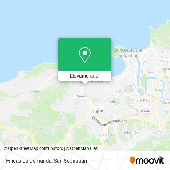 Mapa Fincas La Demanda