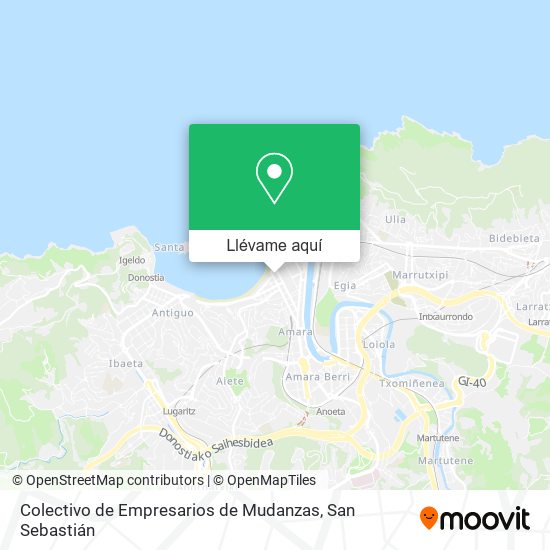 Mapa Colectivo de Empresarios de Mudanzas