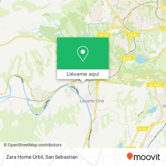 Mapa Zara Home Urbil