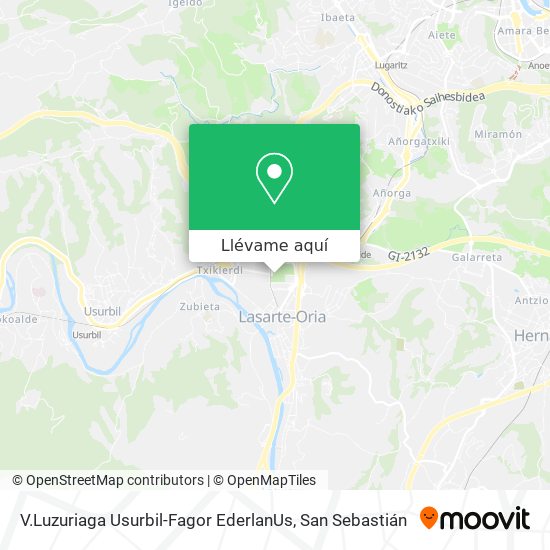 Mapa V.Luzuriaga Usurbil-Fagor EderlanUs