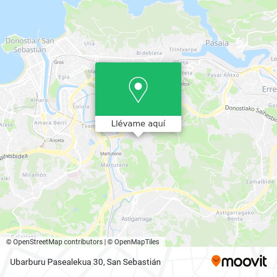 Mapa Ubarburu Pasealekua 30