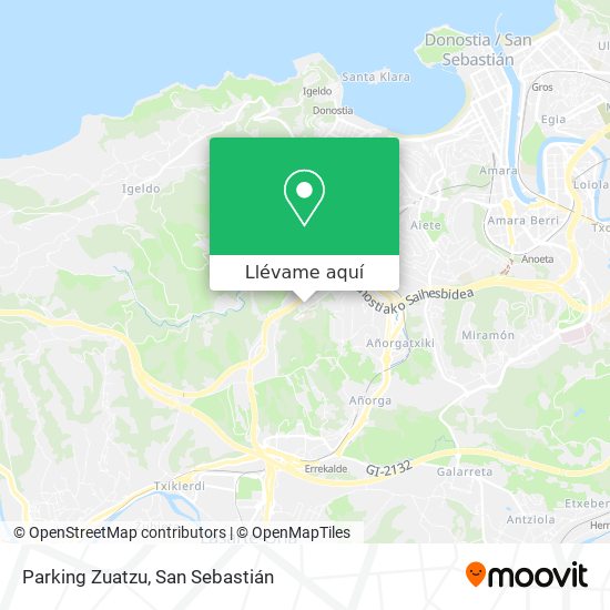 Mapa Parking Zuatzu