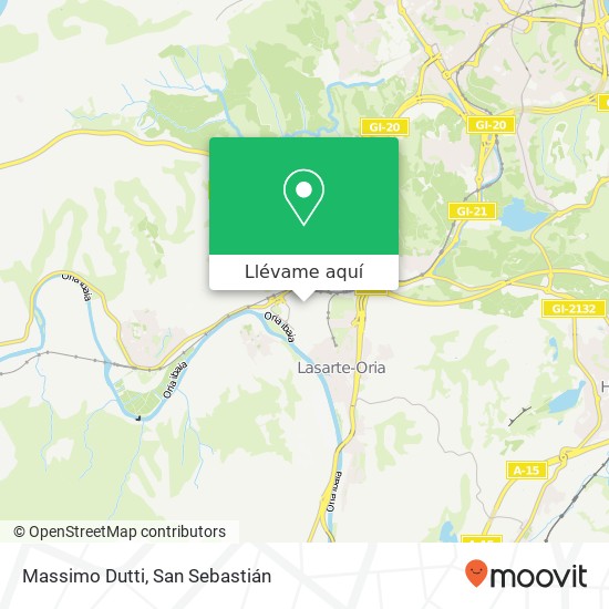 Mapa Massimo Dutti, 20160 Lasarte Lasarte-Oria