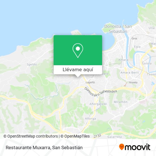 Mapa Restaurante Muxarra