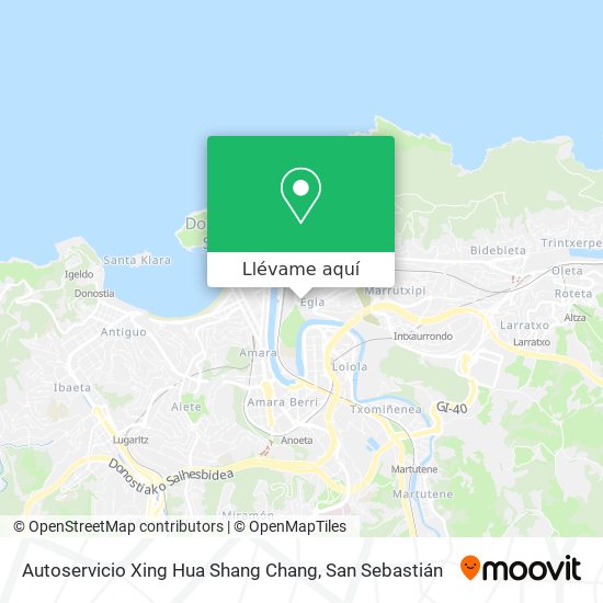 Mapa Autoservicio Xing Hua Shang Chang
