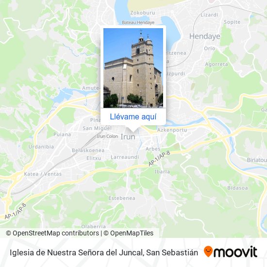 Mapa Iglesia de Nuestra Señora del Juncal