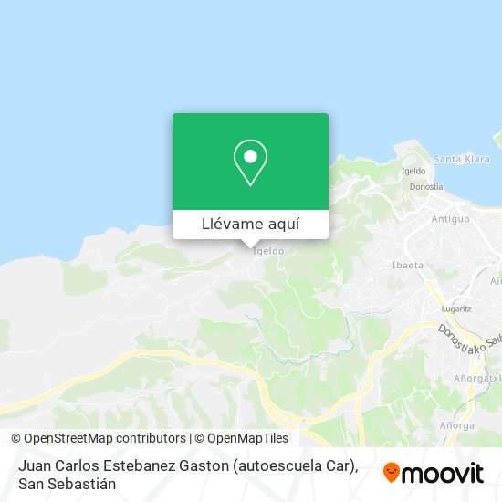 Mapa Juan Carlos Estebanez Gaston (autoescuela Car)