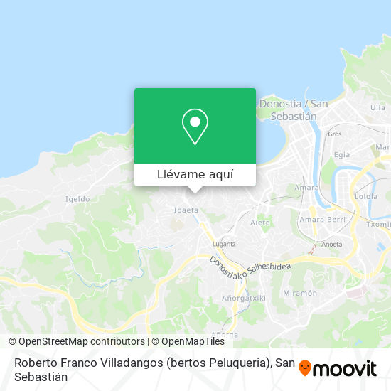 Mapa Roberto Franco Villadangos (bertos Peluqueria)