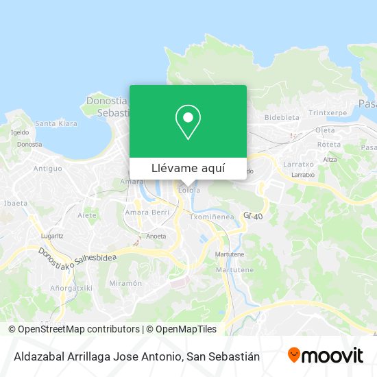 Mapa Aldazabal Arrillaga Jose Antonio