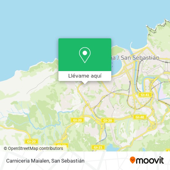 Mapa Carniceria  Maialen