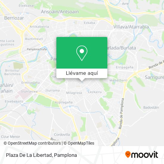 Mapa Plaza De La Libertad