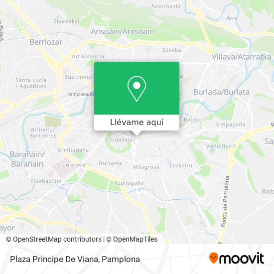 Mapa Plaza Principe De Viana