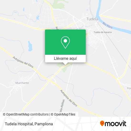 Mapa Tudela Hospital