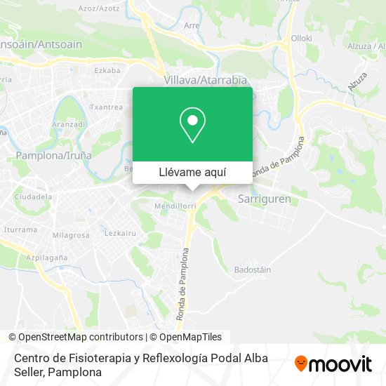 Mapa Centro de Fisioterapia y Reflexología Podal Alba Seller