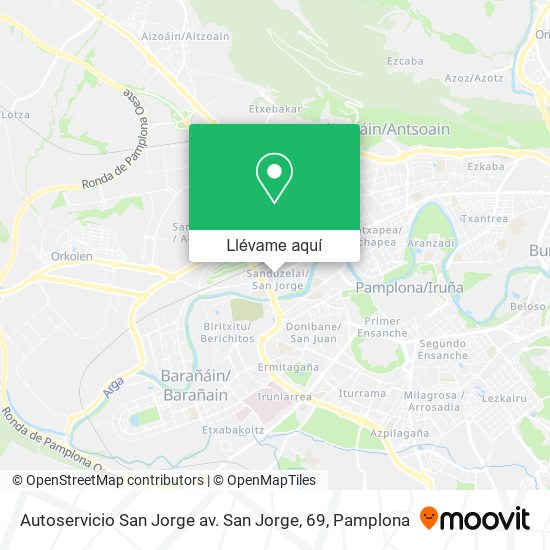 Mapa Autoservicio San Jorge av. San Jorge, 69