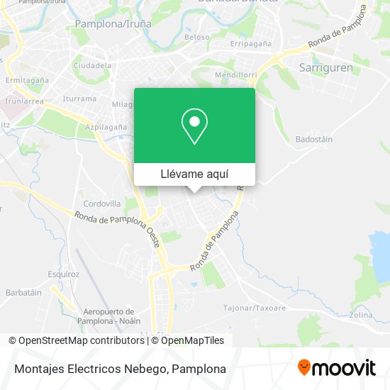 Mapa Montajes Electricos Nebego