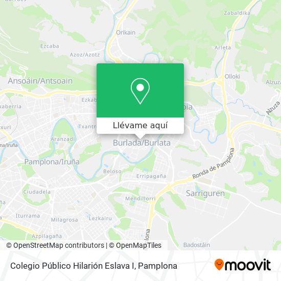 Mapa Colegio Público Hilarión Eslava I