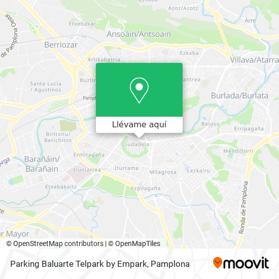 Mapa Parking Baluarte Telpark by Empark