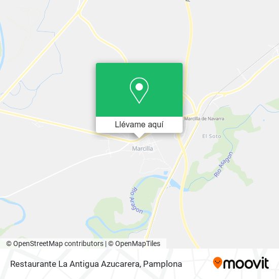 Mapa Restaurante La Antigua Azucarera