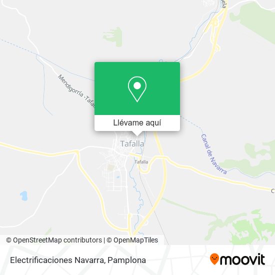 Mapa Electrificaciones Navarra