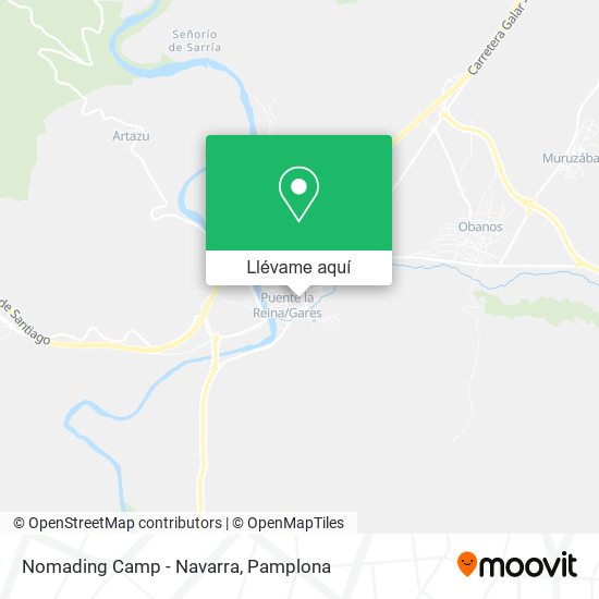 Mapa Nomading Camp - Navarra