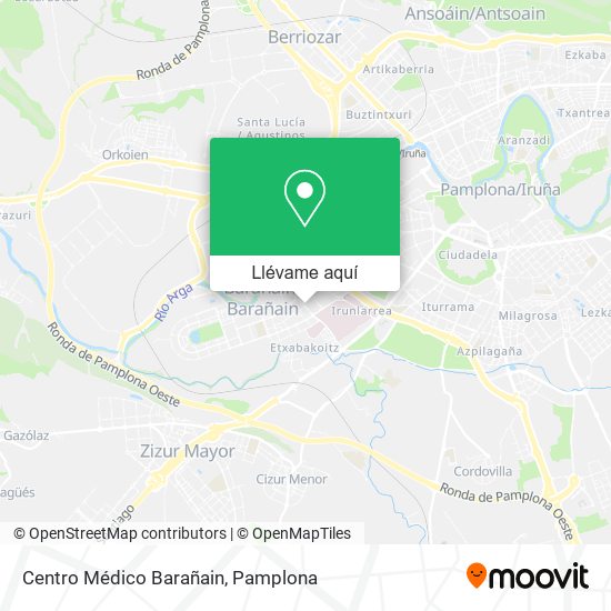 Mapa Centro Médico Barañain