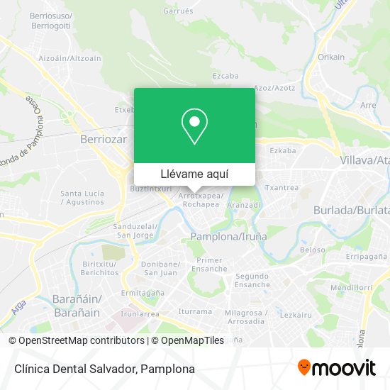 Mapa Clínica Dental Salvador