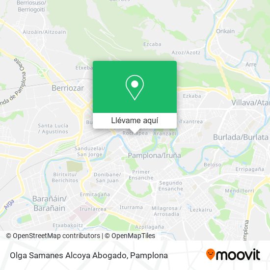 Mapa Olga Samanes Alcoya Abogado