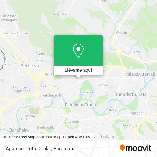 Mapa Aparcamiento Doako